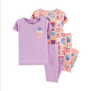 Sz 5 4 piece carters pajama set